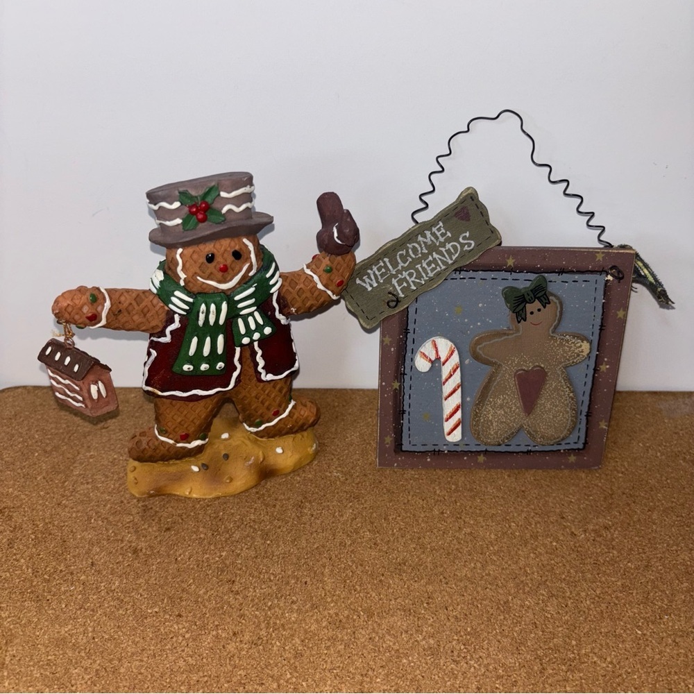 3/$15 Gingerbread Figurine Set Christmas